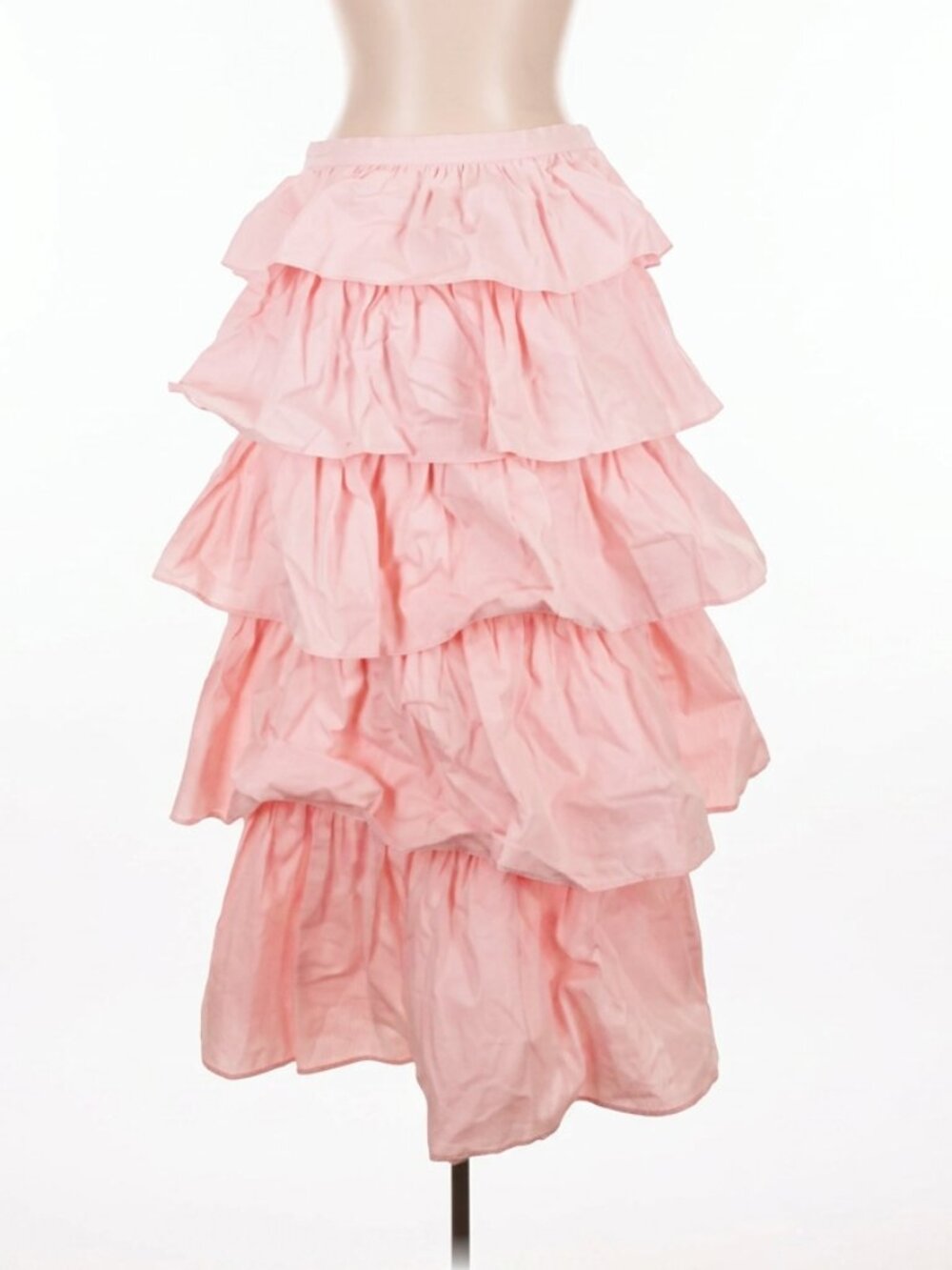 LACEMADE Fleur Poetry pink cotton ruffle skirt - Picture 7 of 10